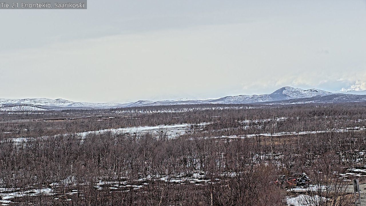 Kelikamerat Kuva Tie 21 Enontekiö, Saarikoski, Enontekiö, Lappi