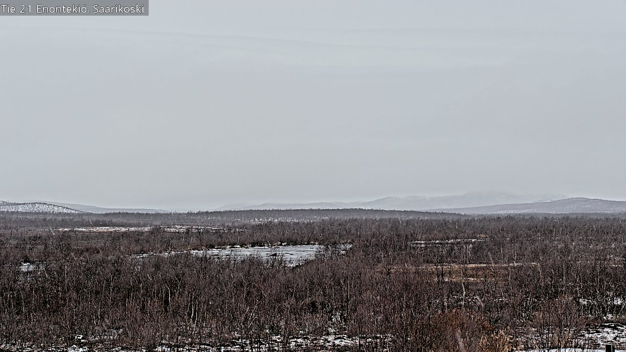 Kelikamerat Kuva Tie 21 Enontekiö, Saarikoski, Enontekiö, Lappi