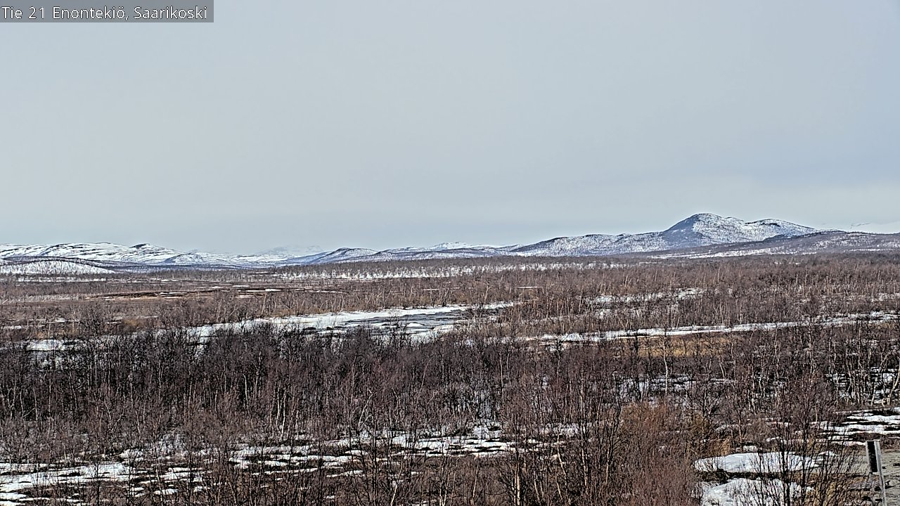 Kelikamerat Kuva Tie 21 Enontekiö, Saarikoski, Enontekiö, Lappi