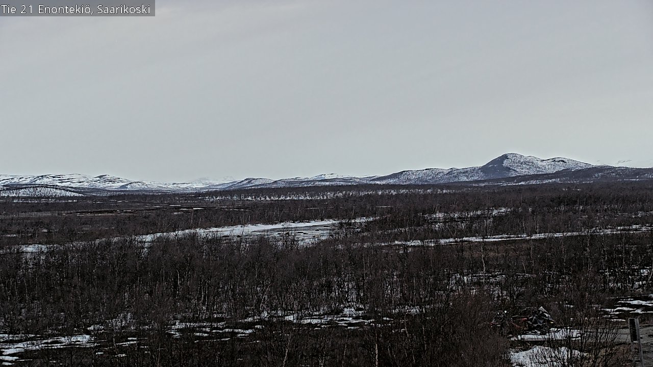 Kelikamerat Kuva Tie 21 Enontekiö, Saarikoski, Enontekiö, Lappi
