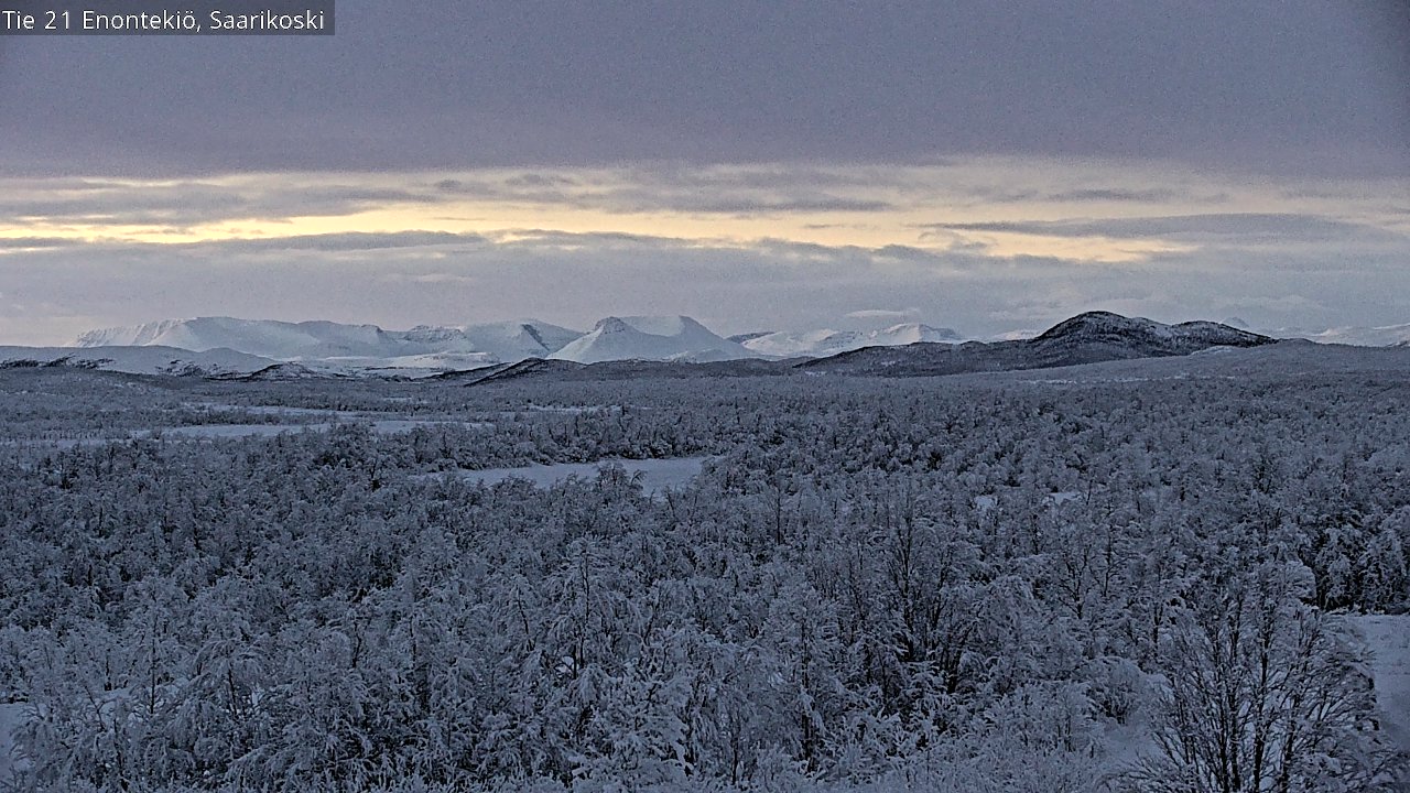 Kelikamerat Kuva Tie 21 Enontekiö, Saarikoski, Enontekiö, Lappi
