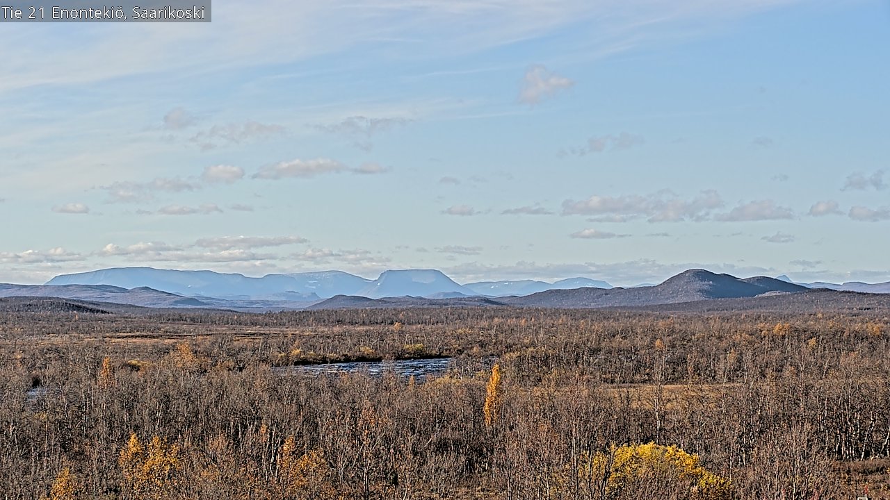 Kelikamerat Kuva Tie 21 Enontekiö, Saarikoski, Enontekiö, Lappi