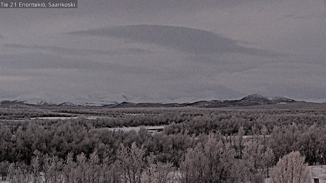 Weather Camera Image Road 21 Enontekiö, Saarikoski, Enontekiö, Lappi