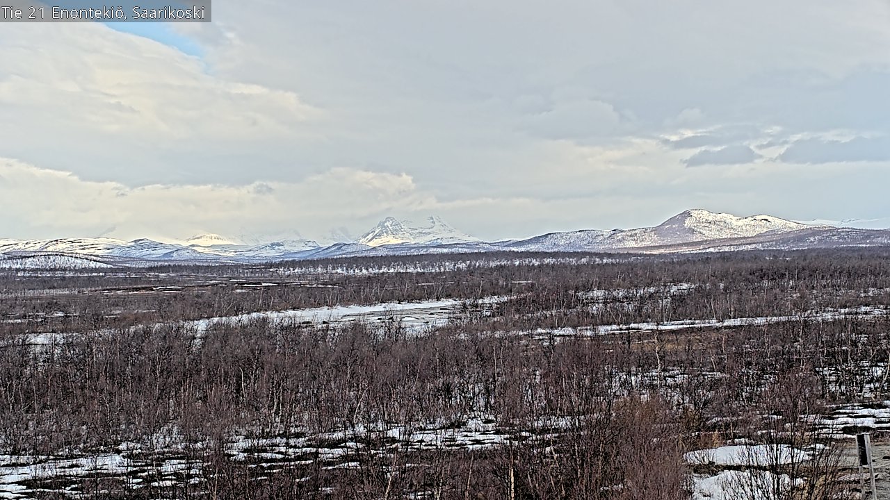 Kelikamerat Kuva Tie 21 Enontekiö, Saarikoski, Enontekiö, Lappi