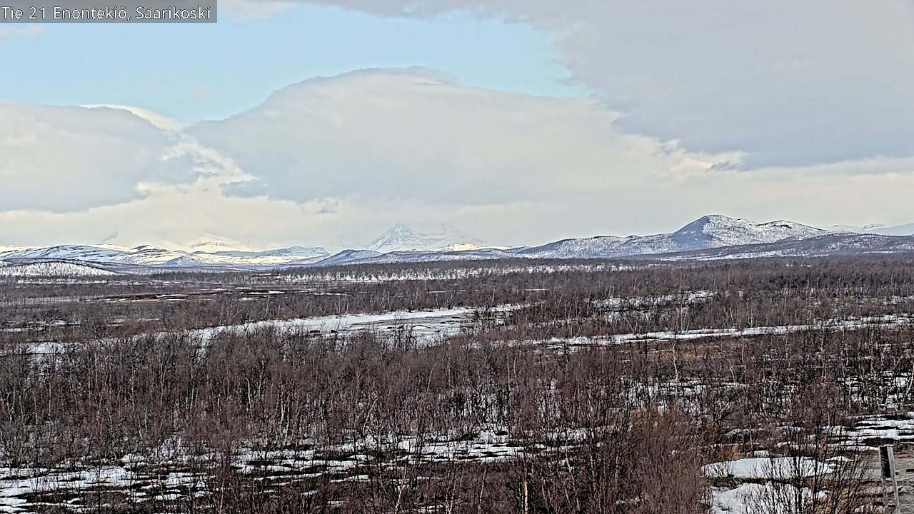 Kelikamerat Kuva Tie 21 Enontekiö, Saarikoski, Enontekiö, Lappi