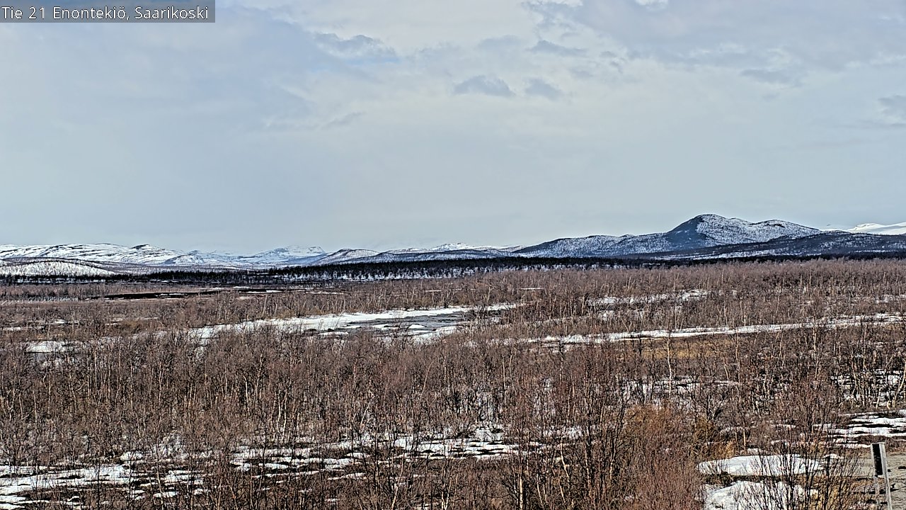 Kelikamerat Kuva Tie 21 Enontekiö, Saarikoski, Enontekiö, Lappi