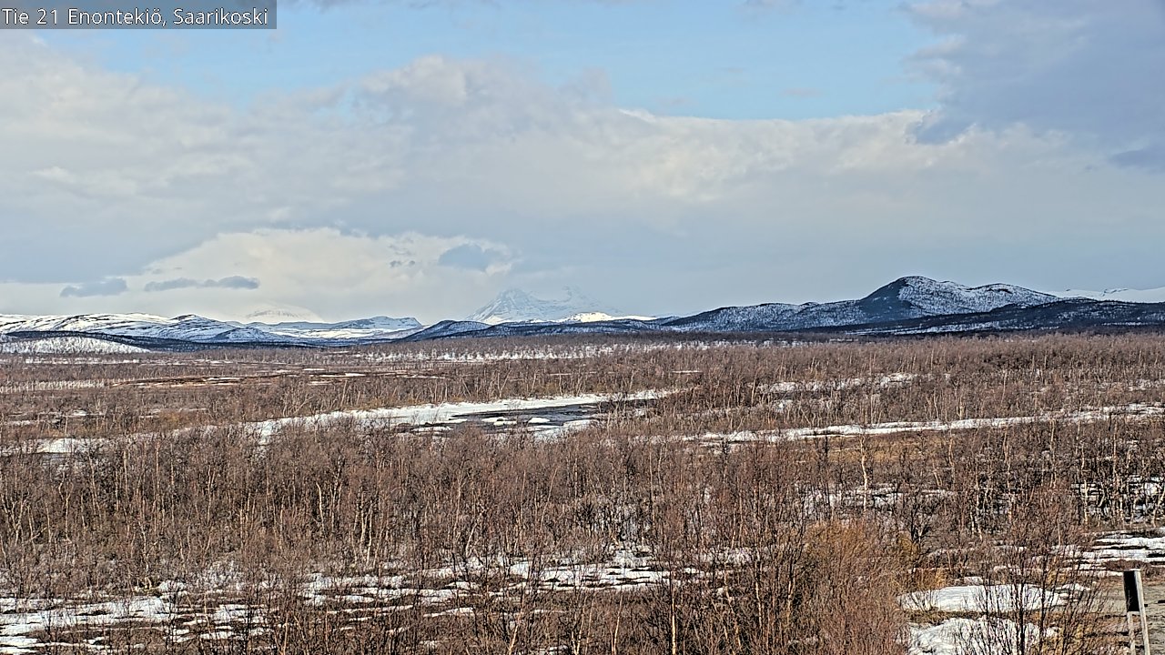 Kelikamerat Kuva Tie 21 Enontekiö, Saarikoski, Enontekiö, Lappi