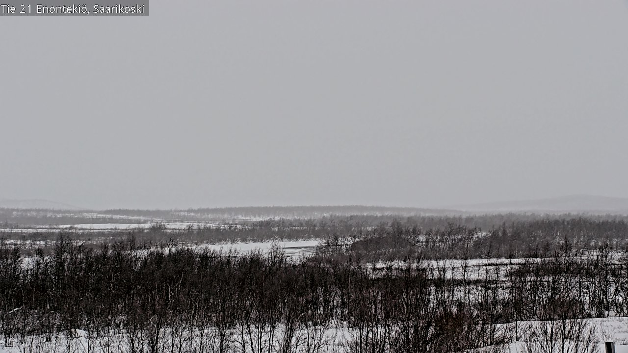 Kelikamerat Kuva Tie 21 Enontekiö, Saarikoski, Enontekiö, Lappi