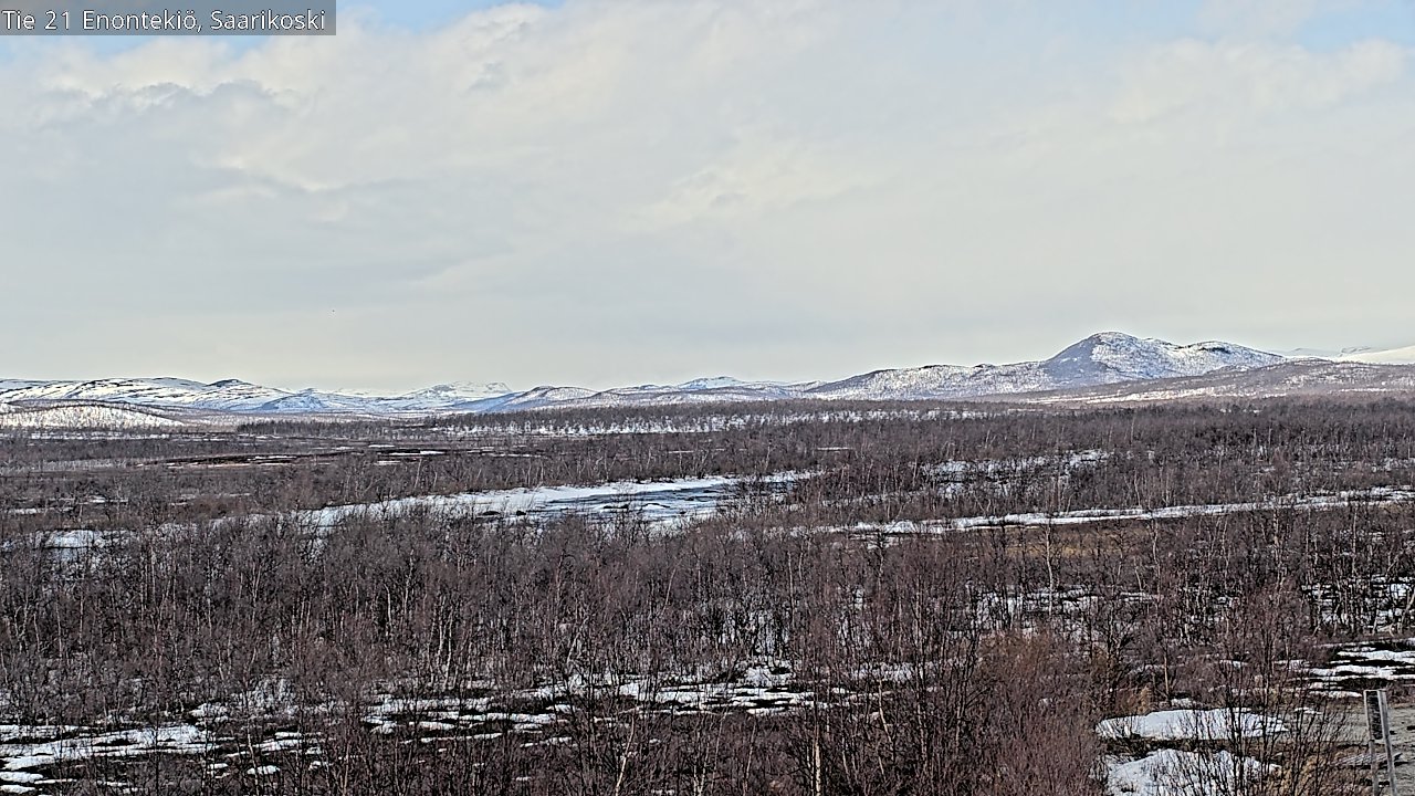 Kelikamerat Kuva Tie 21 Enontekiö, Saarikoski, Enontekiö, Lappi