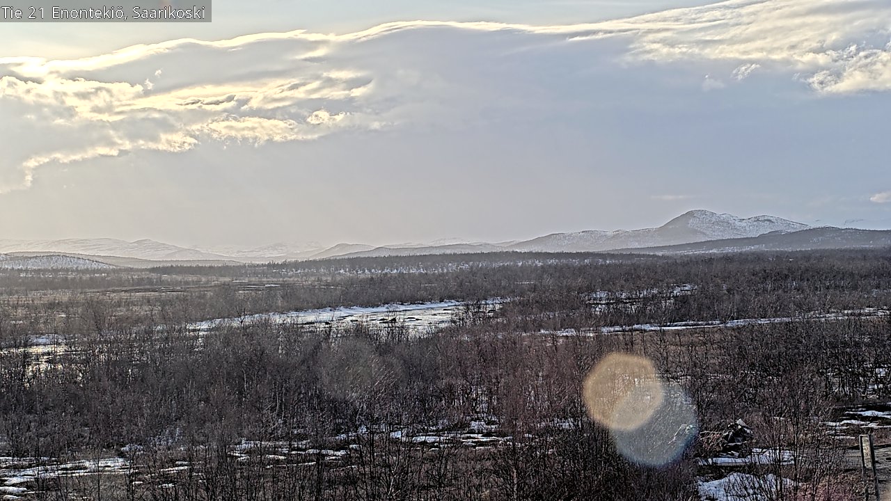Kelikamerat Kuva Tie 21 Enontekiö, Saarikoski, Enontekiö, Lappi