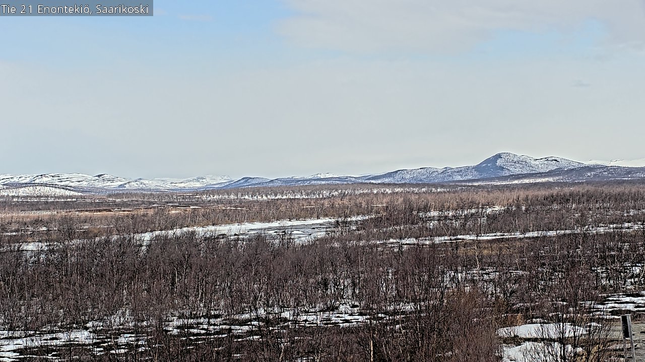 Kelikamerat Kuva Tie 21 Enontekiö, Saarikoski, Enontekiö, Lappi