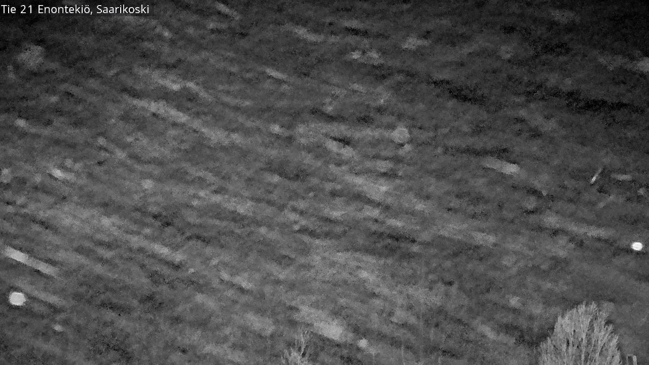 Weather Camera Image Väg 21 Enontekis, Saarikoski, Enontekiö, Lappi