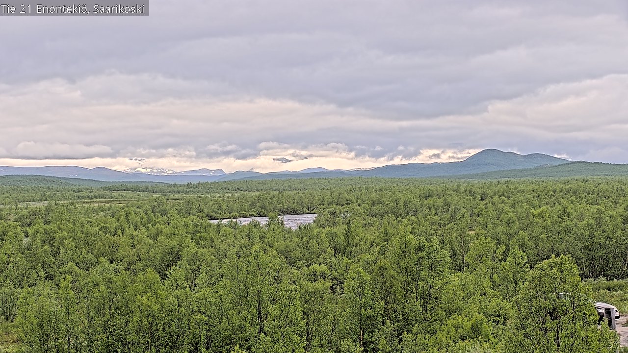 Weather Camera Image Road 21 Enontekiö, Saarikoski, Enontekiö, Lappi