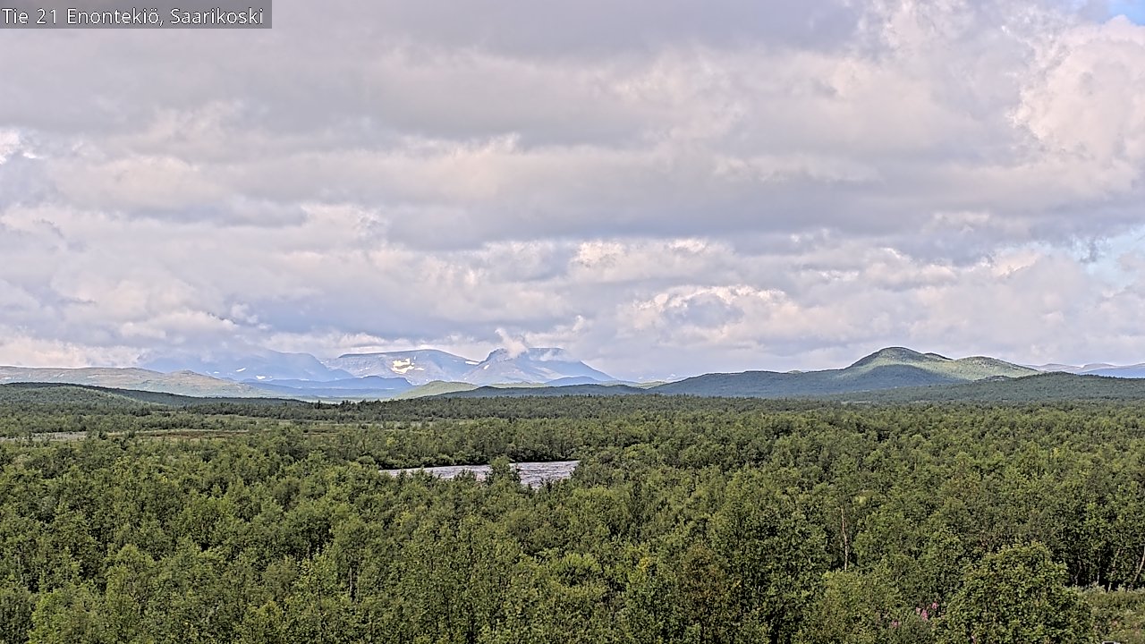 Weather Camera Image Road 21 Enontekiö, Saarikoski, Enontekiö, Lappi
