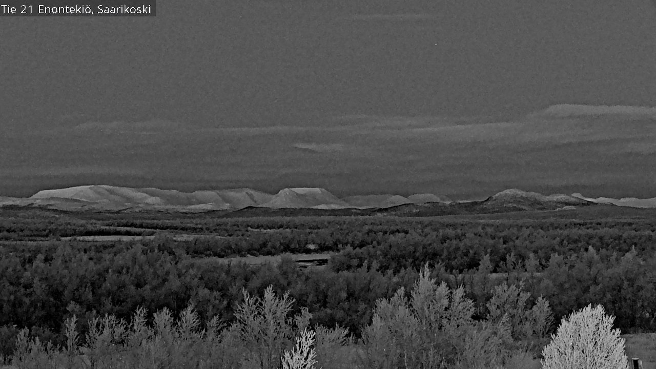 Weather Camera Image Väg 21 Enontekis, Saarikoski, Enontekiö, Lappi