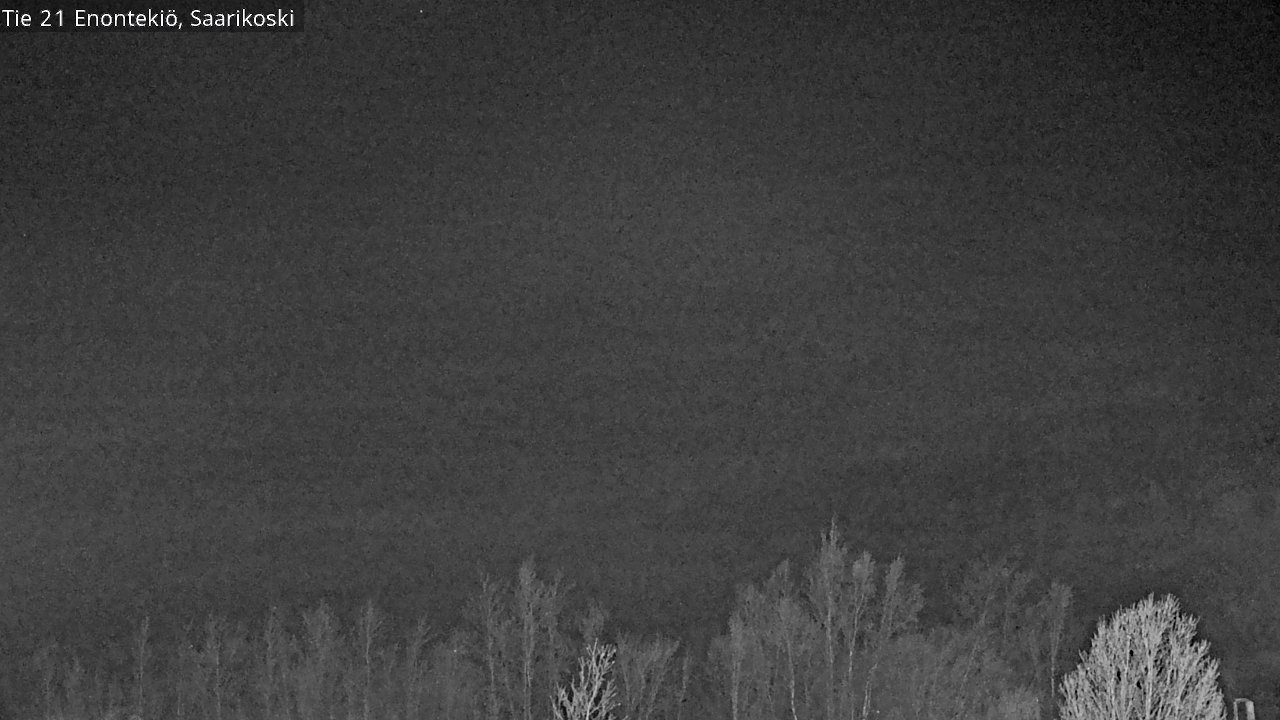 Weather Camera Image Väg 21 Enontekis, Saarikoski, Enontekiö, Lappi