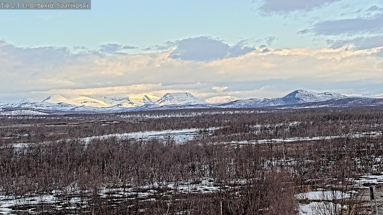 Kelikamerat Kuva Tie 21 Enontekiö, Saarikoski, Enontekiö, Lappi
