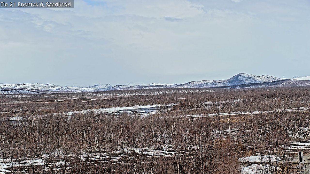 Kelikamerat Kuva Tie 21 Enontekiö, Saarikoski, Enontekiö, Lappi