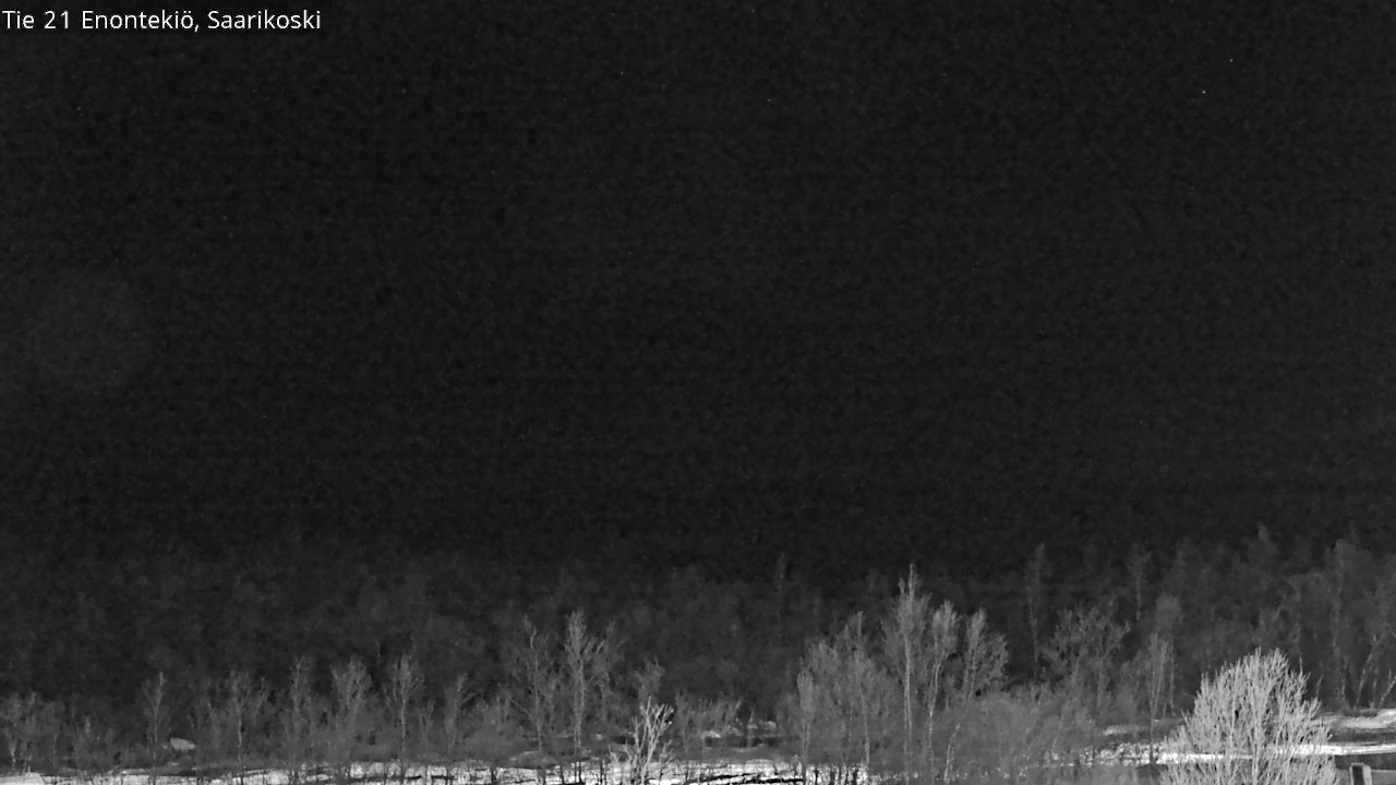 Weather Camera Image Väg 21 Enontekis, Saarikoski, Enontekiö, Lappi