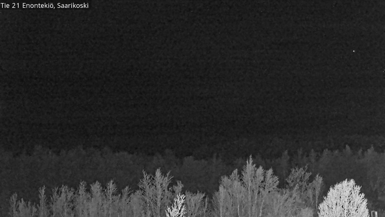 Weather Camera Image Väg 21 Enontekis, Saarikoski, Enontekiö, Lappi