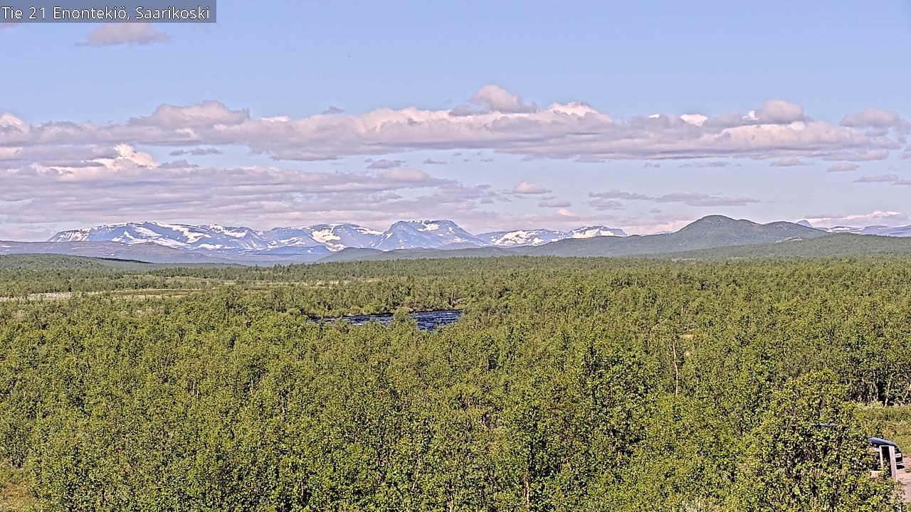 Kelikamerat Kuva Tie 21 Enontekiö, Saarikoski, Enontekiö, Lappi