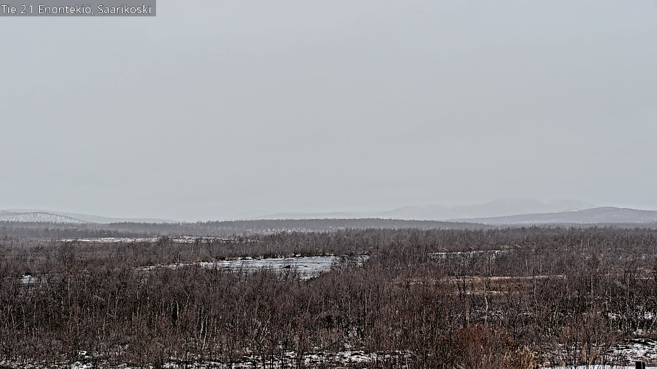 Kelikamerat Kuva Tie 21 Enontekiö, Saarikoski, Enontekiö, Lappi