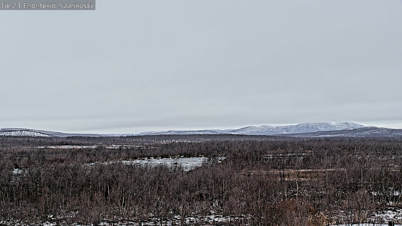 Kelikamerat Kuva Tie 21 Enontekiö, Saarikoski, Enontekiö, Lappi