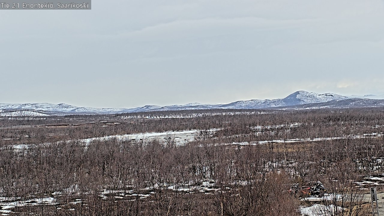 Kelikamerat Kuva Tie 21 Enontekiö, Saarikoski, Enontekiö, Lappi