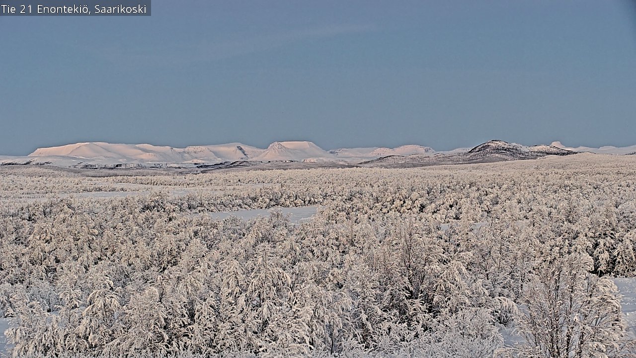 Kelikamerat Kuva Tie 21 Enontekiö, Saarikoski, Enontekiö, Lappi