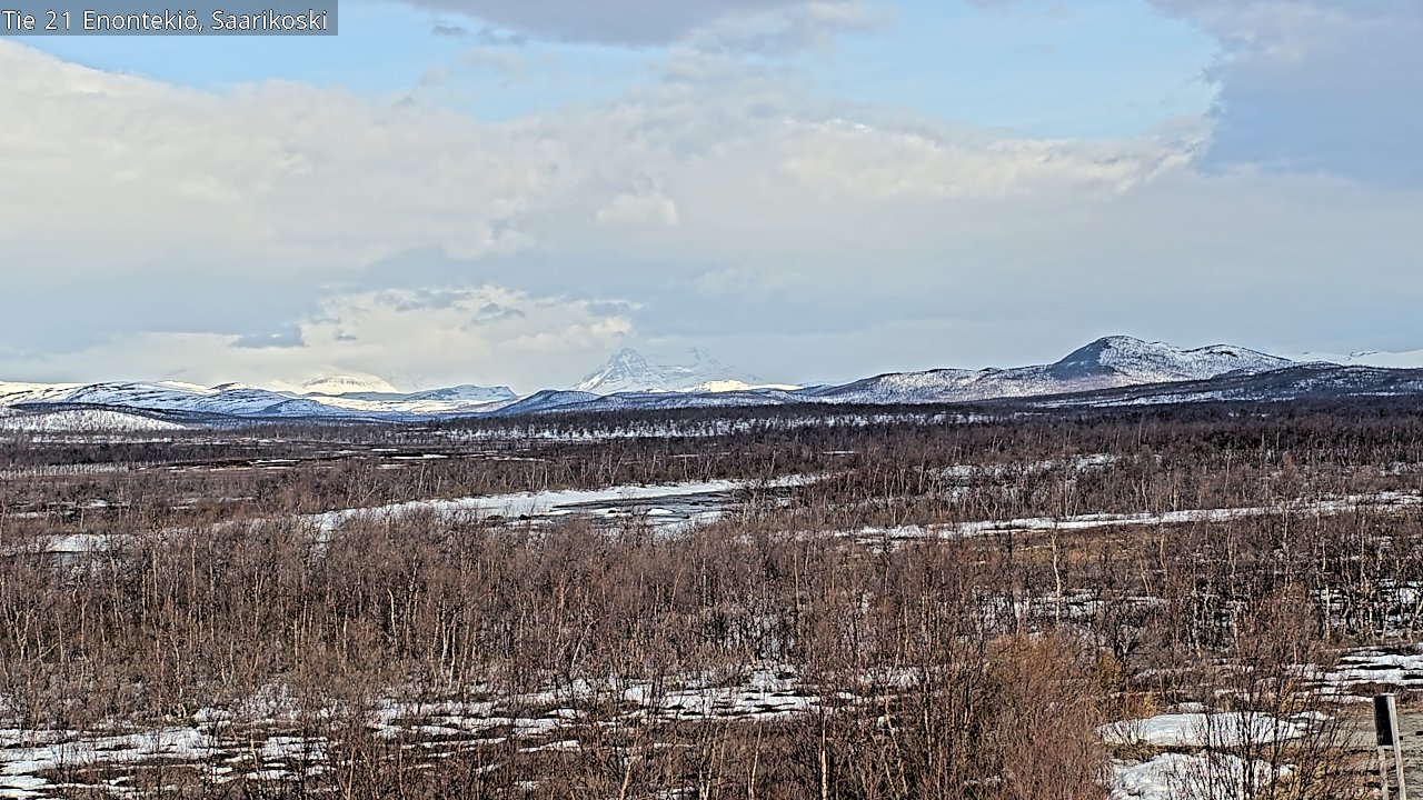 Kelikamerat Kuva Tie 21 Enontekiö, Saarikoski, Enontekiö, Lappi