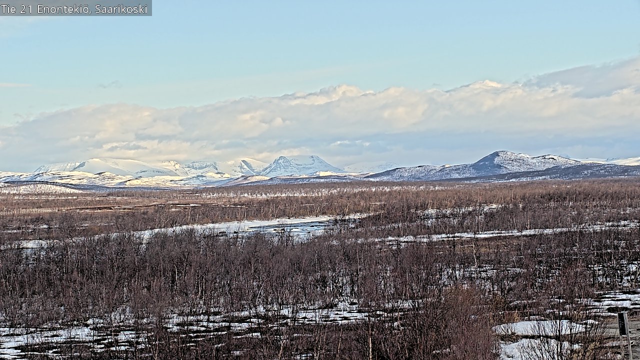 Kelikamerat Kuva Tie 21 Enontekiö, Saarikoski, Enontekiö, Lappi