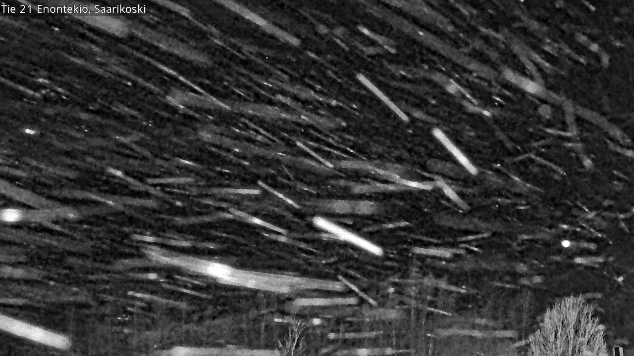 Weather Camera Image Väg 21 Enontekis, Saarikoski, Enontekiö, Lappi