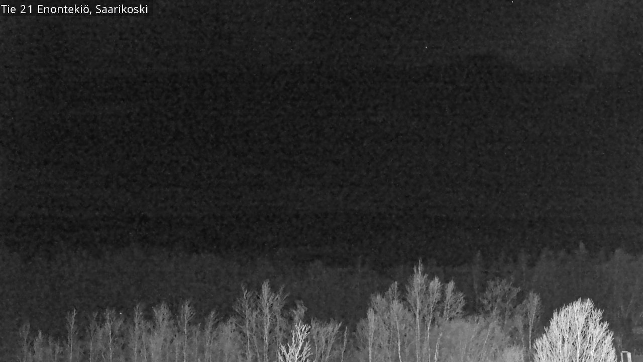 Weather Camera Image Väg 21 Enontekis, Saarikoski, Enontekiö, Lappi