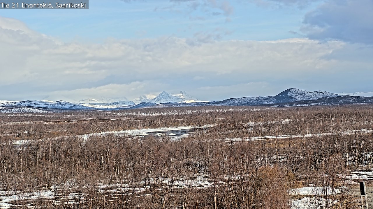 Kelikamerat Kuva Tie 21 Enontekiö, Saarikoski, Enontekiö, Lappi