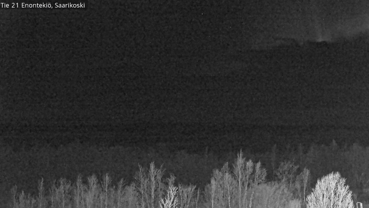Weather Camera Image Väg 21 Enontekis, Saarikoski, Enontekiö, Lappi