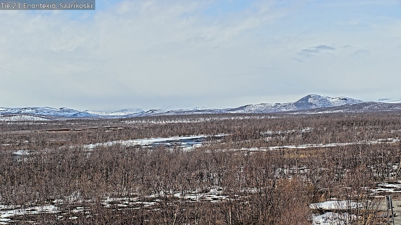 Kelikamerat Kuva Tie 21 Enontekiö, Saarikoski, Enontekiö, Lappi