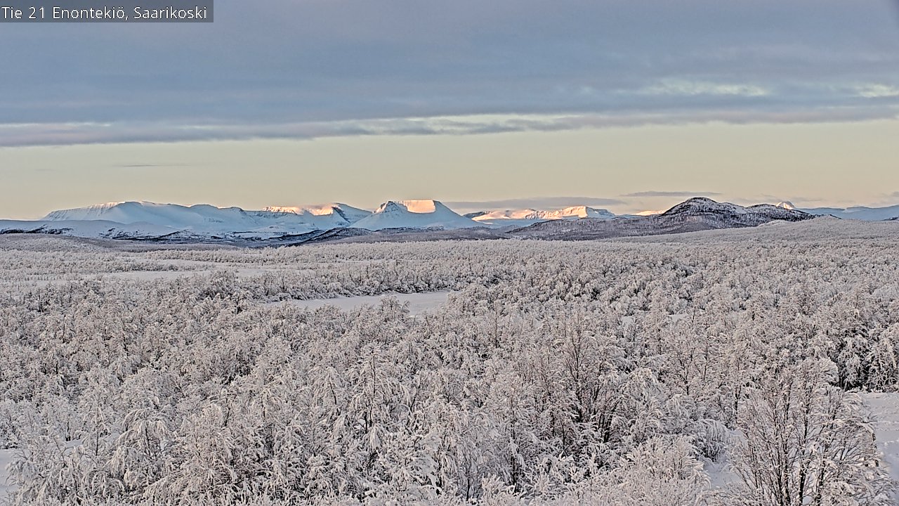 Kelikamerat Kuva Tie 21 Enontekiö, Saarikoski, Enontekiö, Lappi