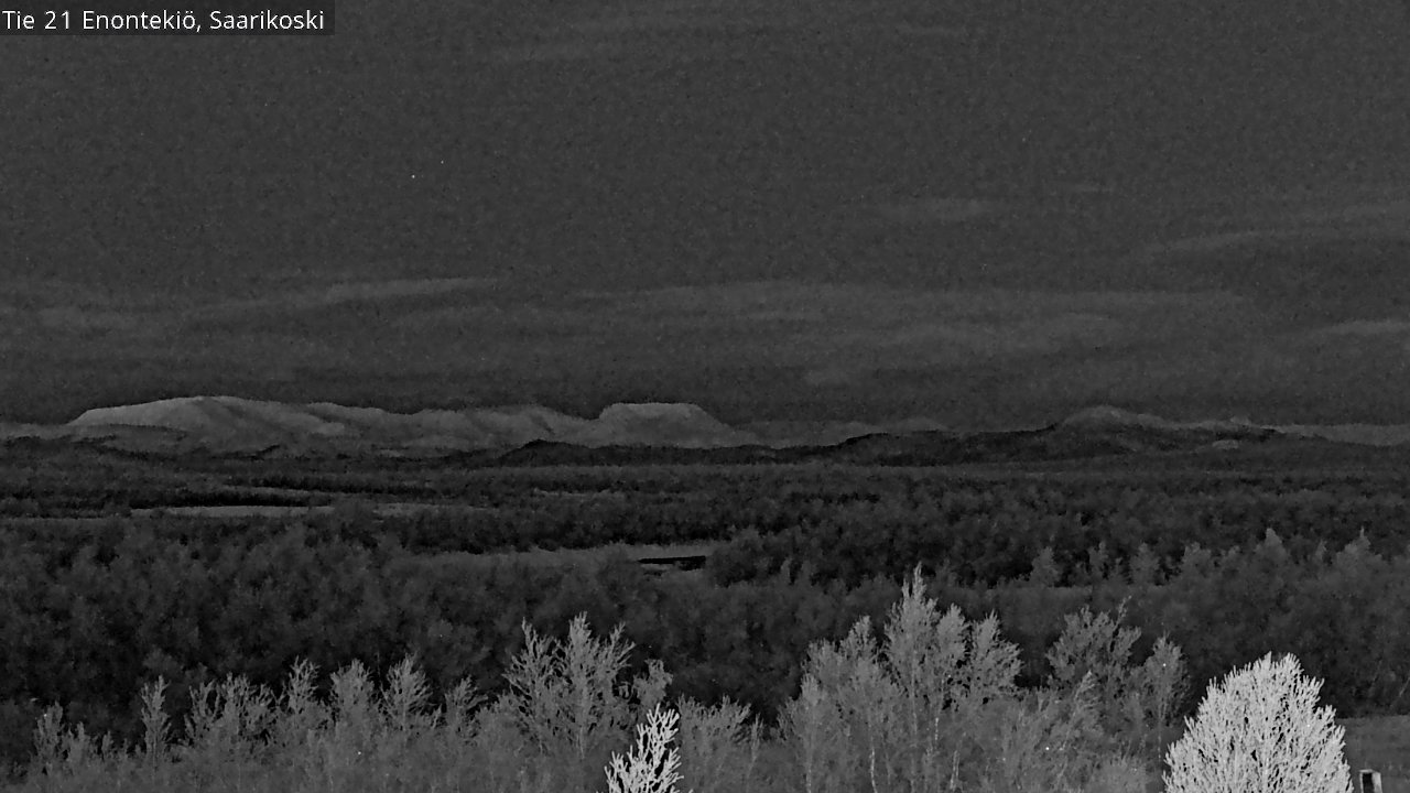 Weather Camera Image Väg 21 Enontekis, Saarikoski, Enontekiö, Lappi