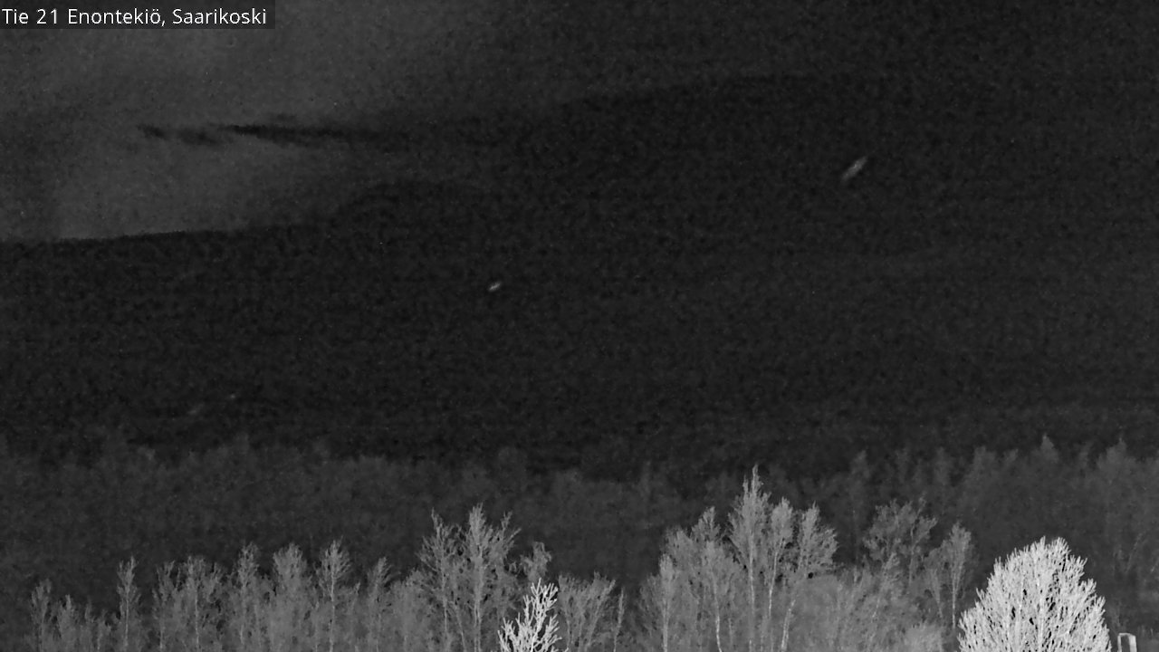 Weather Camera Image Väg 21 Enontekis, Saarikoski, Enontekiö, Lappi