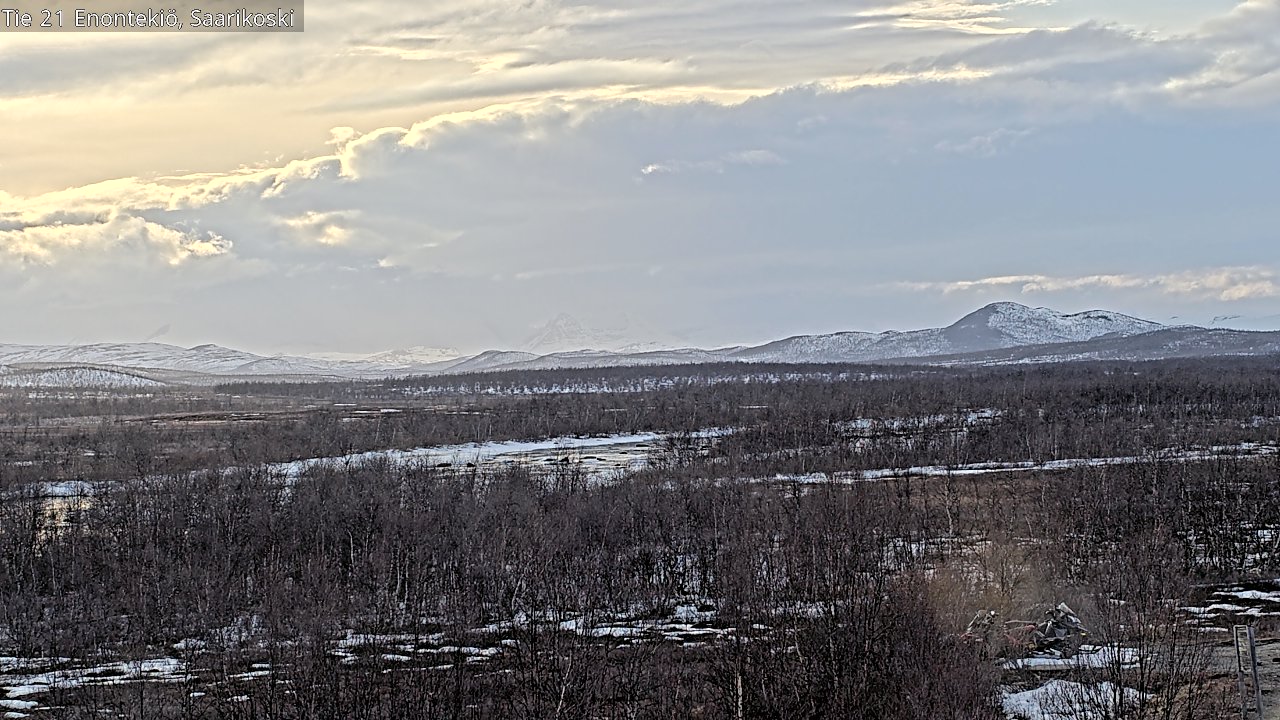 Kelikamerat Kuva Tie 21 Enontekiö, Saarikoski, Enontekiö, Lappi