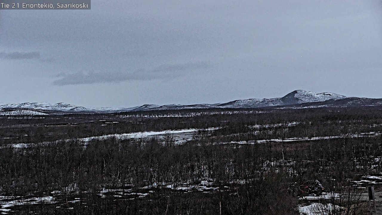 Kelikamerat Kuva Tie 21 Enontekiö, Saarikoski, Enontekiö, Lappi