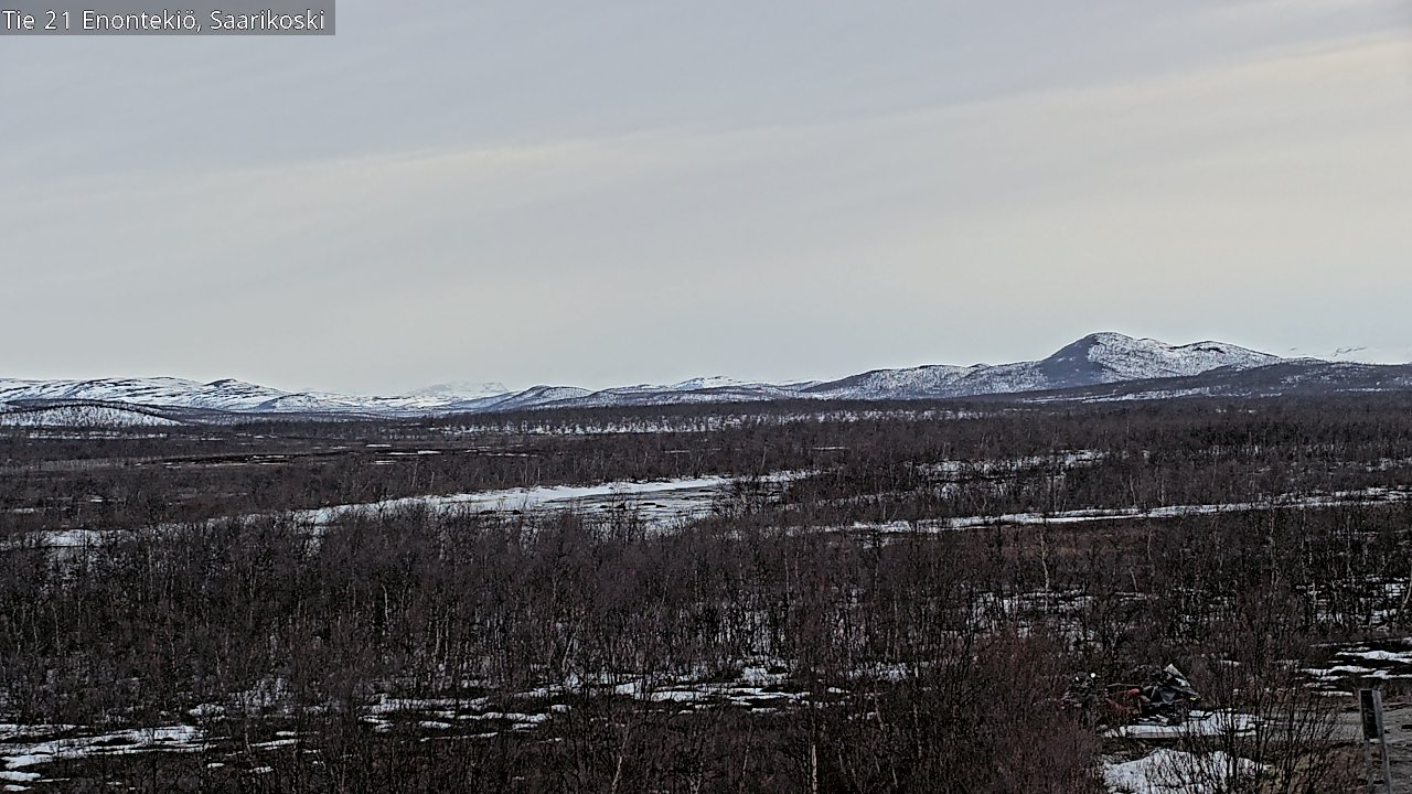 Kelikamerat Kuva Tie 21 Enontekiö, Saarikoski, Enontekiö, Lappi