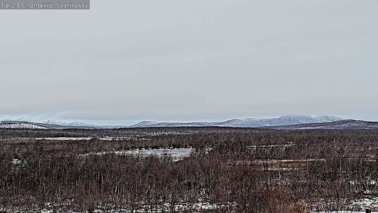 Kelikamerat Kuva Tie 21 Enontekiö, Saarikoski, Enontekiö, Lappi
