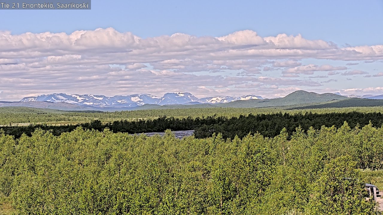 Kelikamerat Kuva Tie 21 Enontekiö, Saarikoski, Enontekiö, Lappi