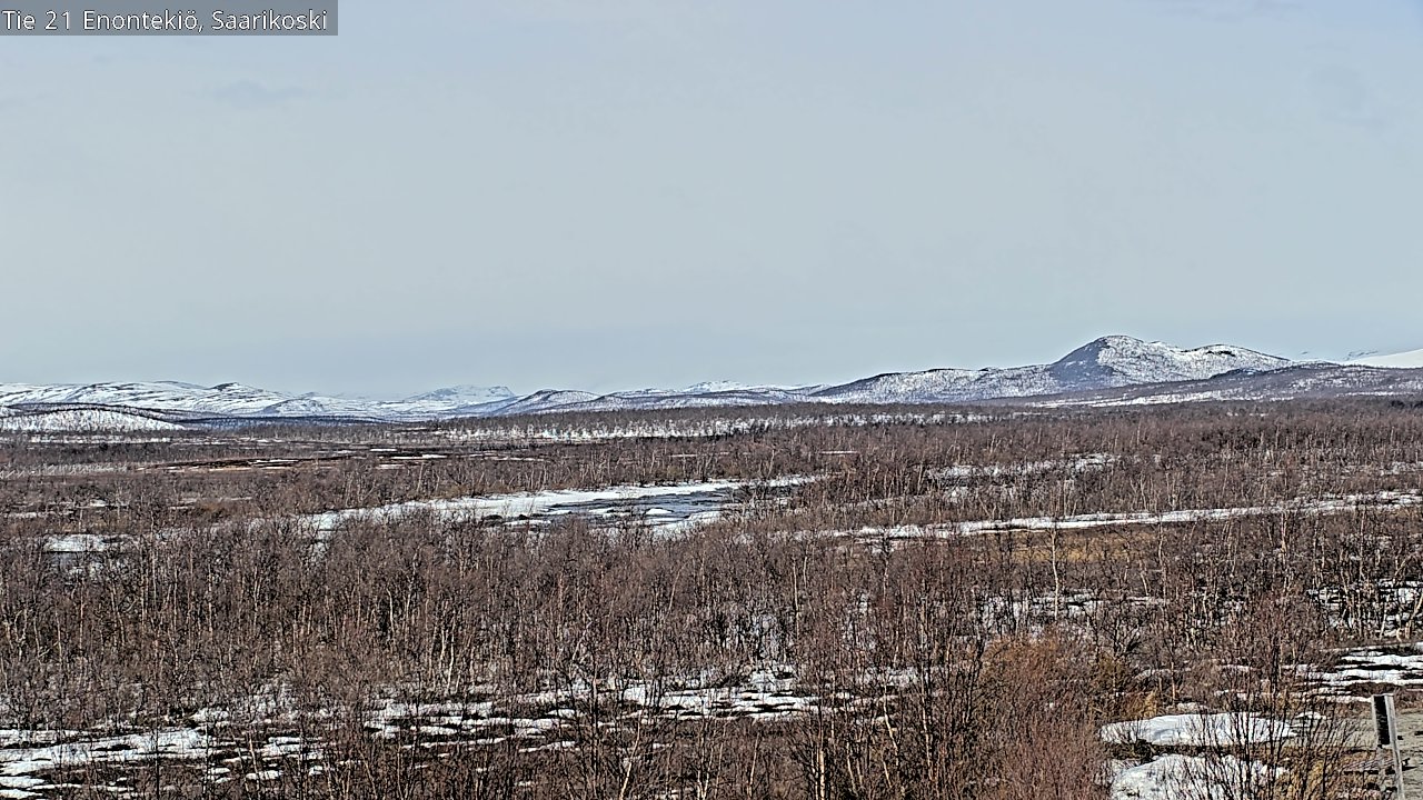 Kelikamerat Kuva Tie 21 Enontekiö, Saarikoski, Enontekiö, Lappi
