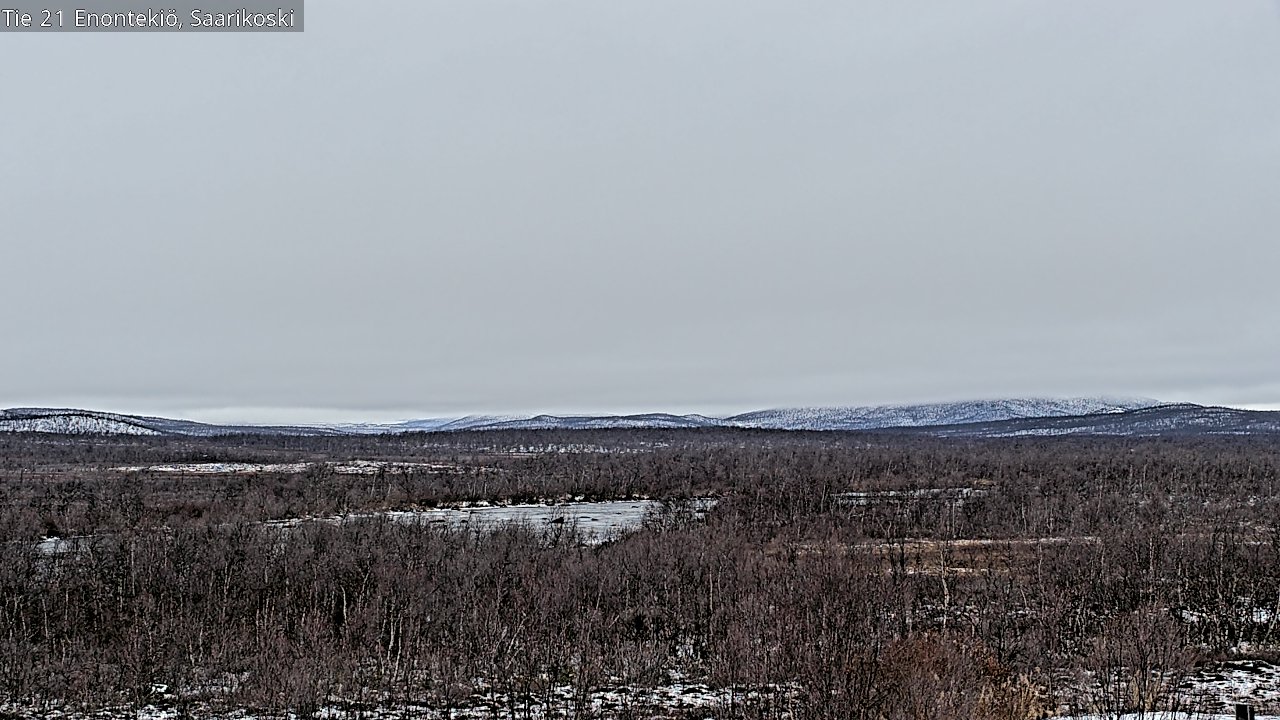 Kelikamerat Kuva Tie 21 Enontekiö, Saarikoski, Enontekiö, Lappi