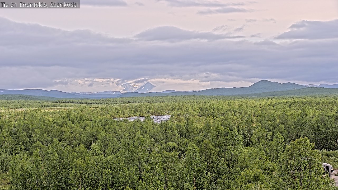 Kelikamerat Kuva Tie 21 Enontekiö, Saarikoski, Enontekiö, Lappi