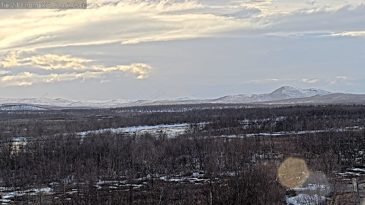Kelikamerat Kuva Tie 21 Enontekiö, Saarikoski, Enontekiö, Lappi