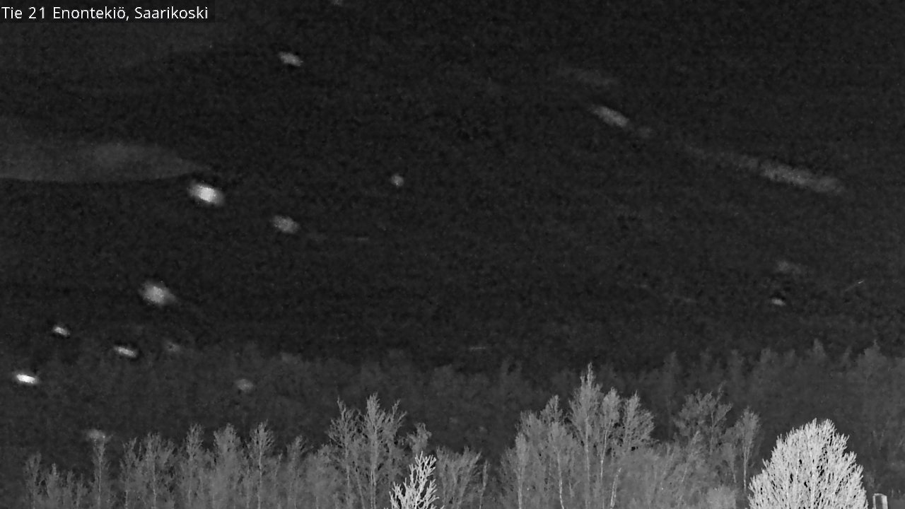 Weather Camera Image Väg 21 Enontekis, Saarikoski, Enontekiö, Lappi