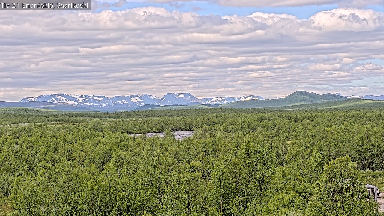 Kelikamerat Kuva Tie 21 Enontekiö, Saarikoski, Enontekiö, Lappi